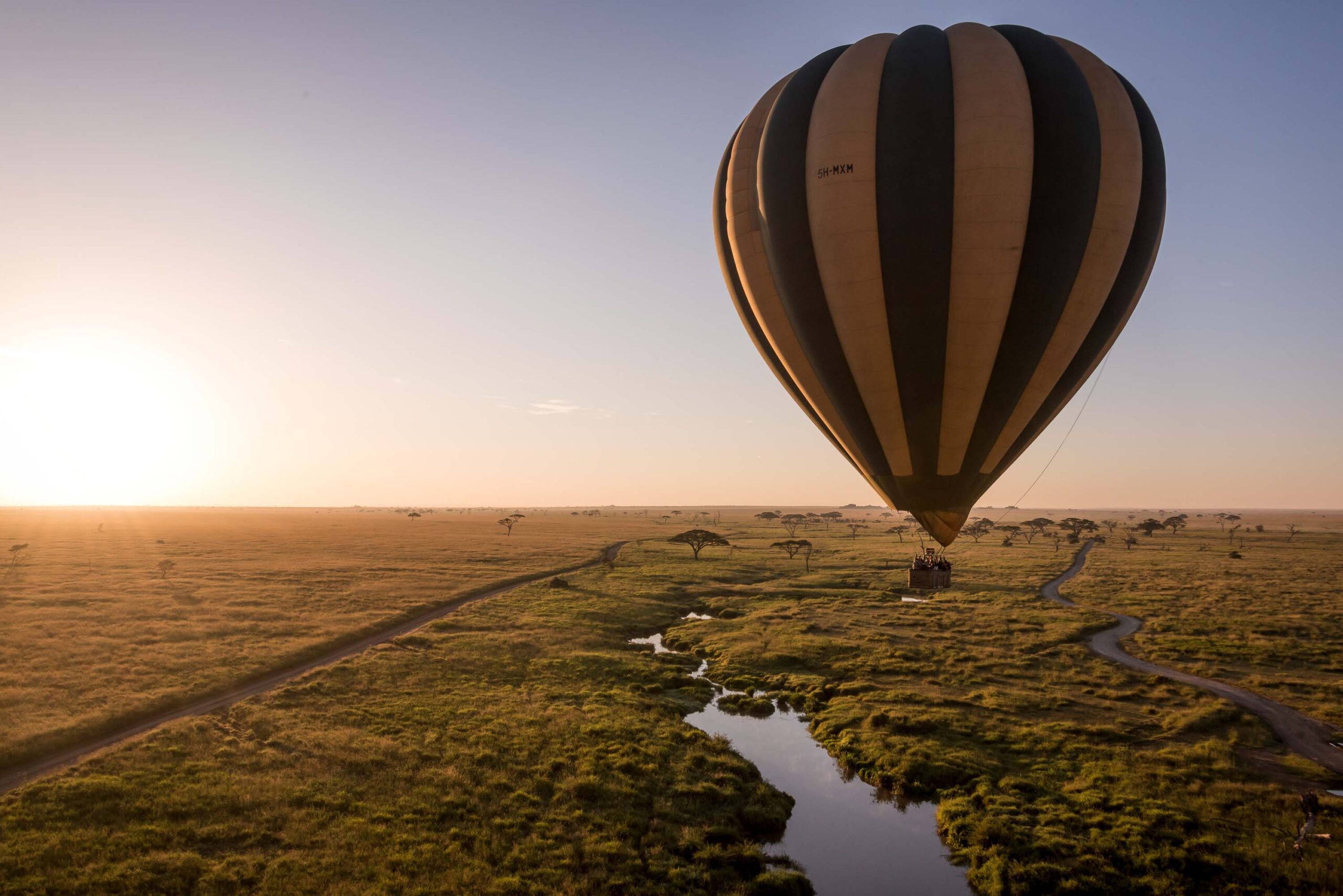 Luxury Safari Holidays in Tanzania-Serengeti-air-balloon-from-above-Tanzania